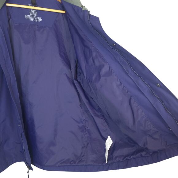 L.L. Bean Men's 3 in 1 Jacket Sz Large Hooded Parka w/ Removable Fleece Jacket - Picture 14 of 16